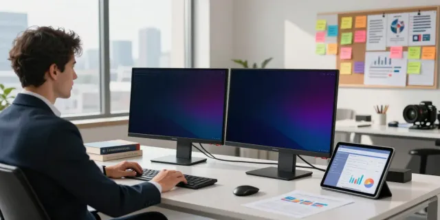 Professional workspace showcasing instant indexing tools and analytics.